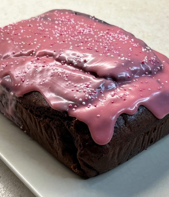 Σοκολατένιο κέικ με κεφίρ φράουλα