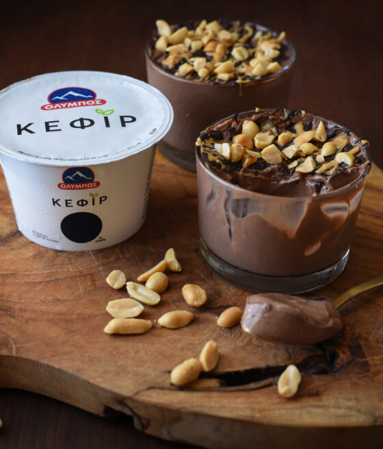 σοκολατενια  μους  κεφιρ