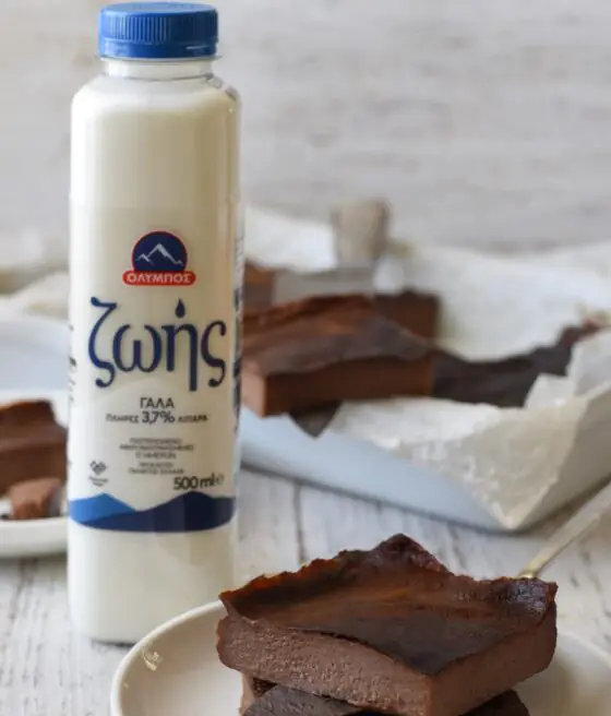 Σοκολατενια γαλατοπιτα απο τον Μανο Δημητρουλη